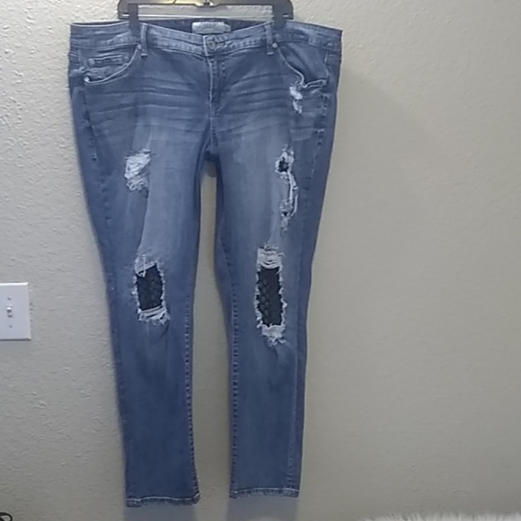 torrid Pants - Torrid ripped and distressed jeans size 22R